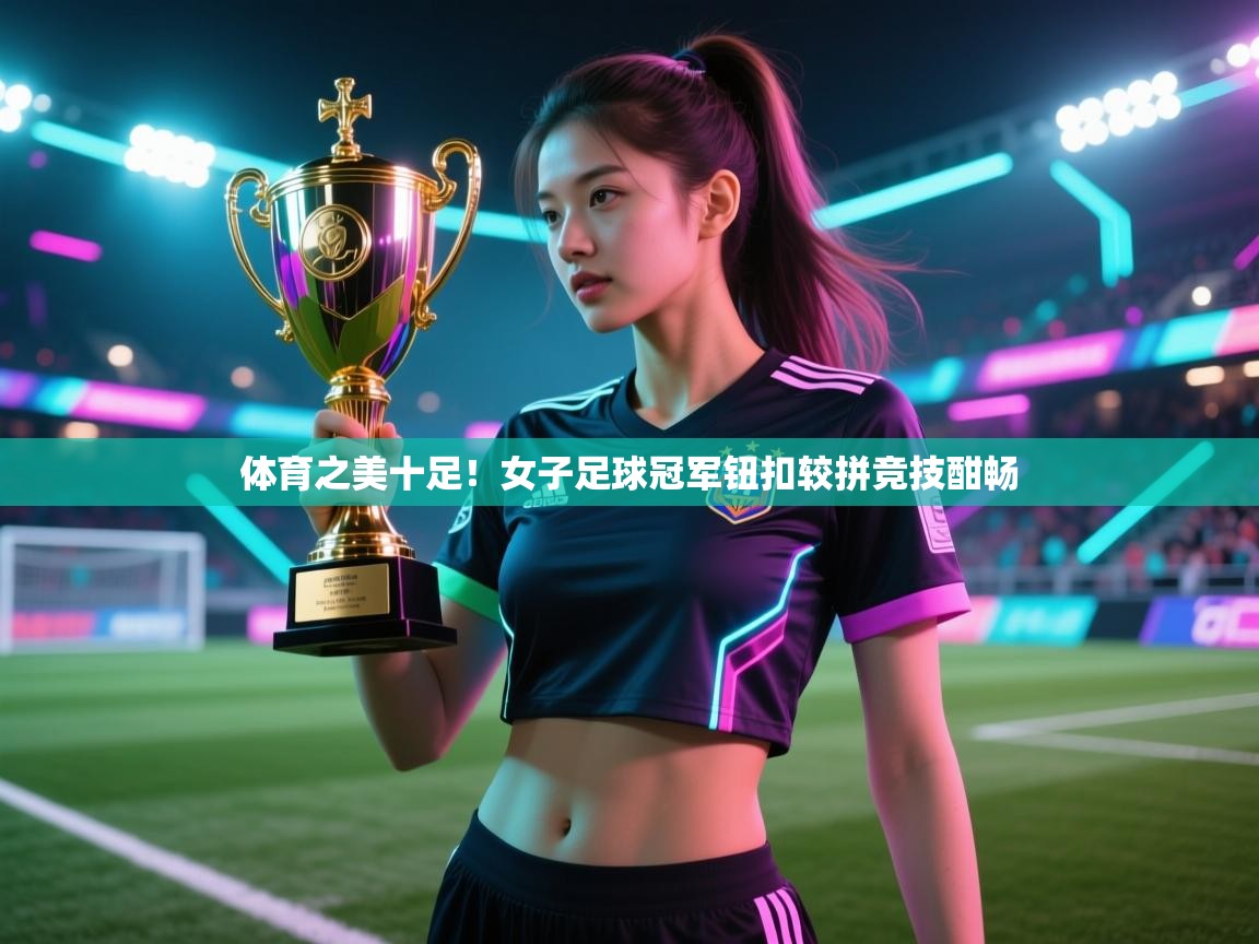 体育之美十足！女子足球冠军钮扣较拼竞技酣畅